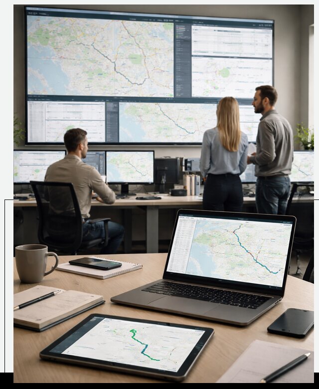 Трекинг грузов и Fleet Management, мониторинг автопарка в Клинцах