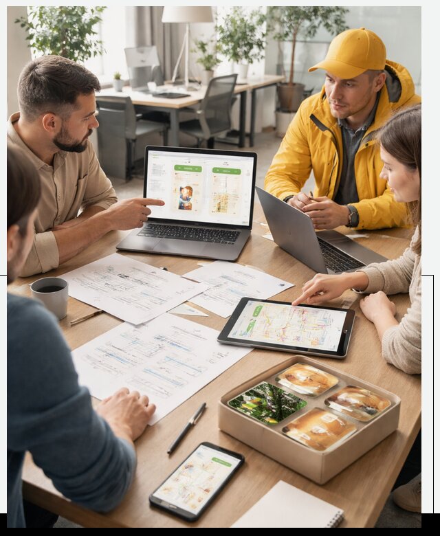 Разработка агрегатора доставки еды в Клинцах от 15594 р., АвикейКлы